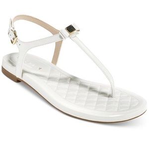 Cole Hann White Sandals